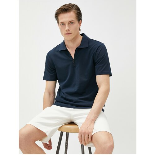 Koton Polo T-shirt - Navy blue - Regular fit Slike