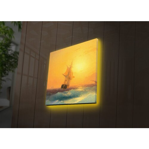 Wallity Slika sa LED osvetljenjem 2828DACT-47, 28x28 cm Cene