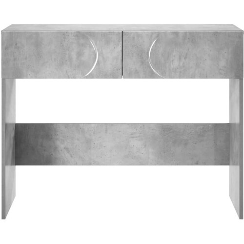  Konzolni stol Betonska siva 96 5 x 38 x 75 cm Konstruirano drvo - Betonska siva Slike