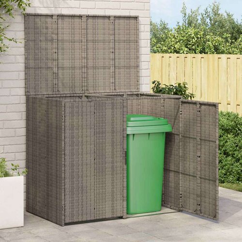  Kutija za smeće 2 pcs Siva 65 x 80 x 115 cm Polietilen Cijene