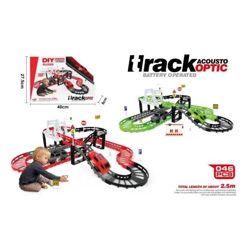 Magic Toys DIY Montažna staza na baterije sa dodacima 2,5m u nekoliko verzija Cene