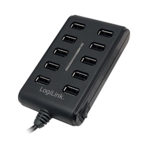 Logilink UA0125 USB Hub 10-Port USB2.0 with power adapter 3.5A, | Cijene