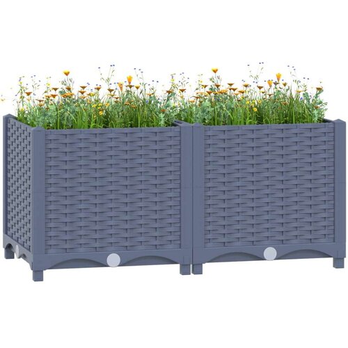  Povi&amp;scaron;ena gredica 80x40x38 cm od polipropilena Slike