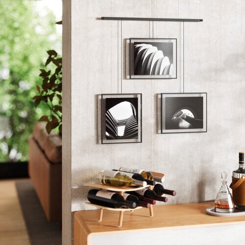 Umbra Crni metalni viseći okviri u setu 3 kom 73x82 cm Exhibit &amp;ndash; Slike