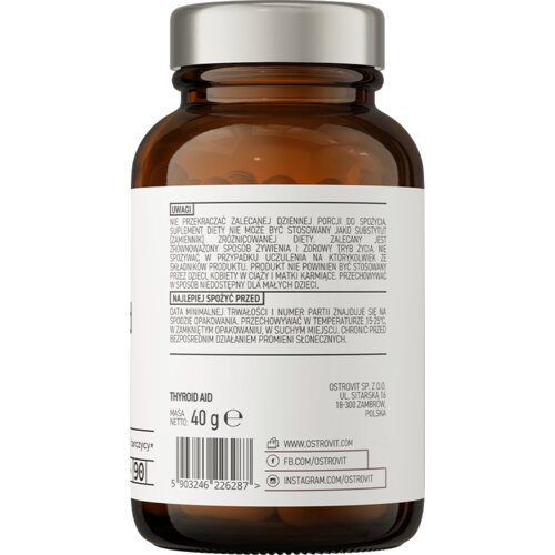 OSTROVIT pharma thyroid aid 90 kapsula - podr&amp;scaron;ka zdravlju &amp;scaron;titne žlezde Slike