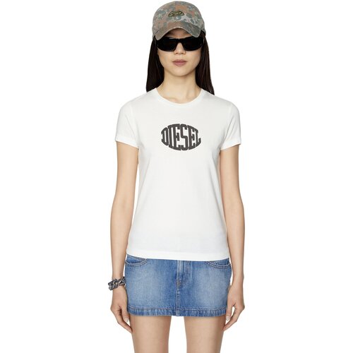 Diesel T-shirt - T-SLI-E2 T-SHIRT white Slike