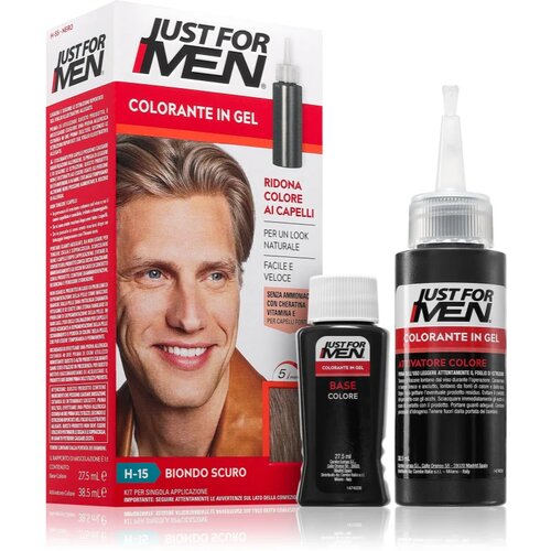 Just_for_men Color Kit tonirana barva za lase za moške H-15 Dark Blond / Lightest Brown 1 kos Cene