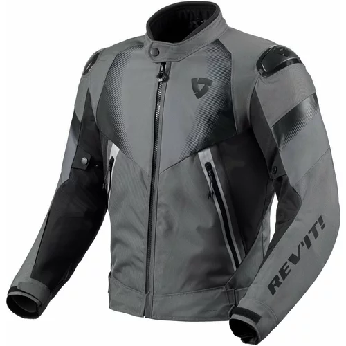 Rev'it! Jacket Control H2O Grey/Black L Usnjena jakna