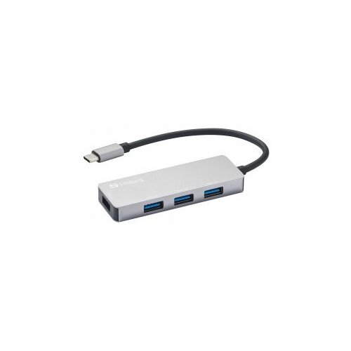 Sandberg USB HUB 336-32 USB-C na 1xUSB3.0+3x2.0 USB Slike