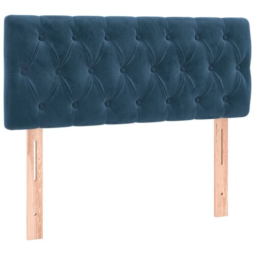 Maison Chic posteljno vzglavje - vzglavna omarica - nočna omarica temno modro 100x7x78/88 cm žamet, (21706692) Cene