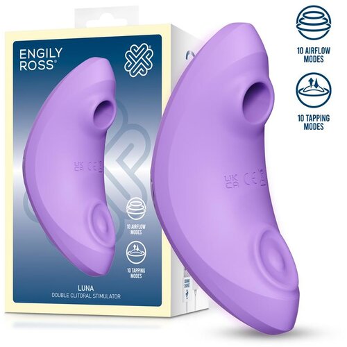ENGILY ROSS Luna Double Clitoral Stimulator Purple Slike
