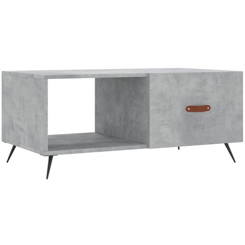 Maison Chic Klubska mizica - kavna mizica - Nizka mizica betonsko siva 90x50x40 cm konstruiran les, (21754309) Cene