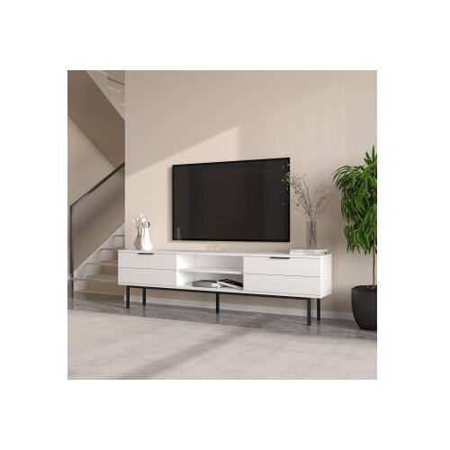 Hanah home TV komoda Paul, 180x50x29,6 cm, Bijela Cene