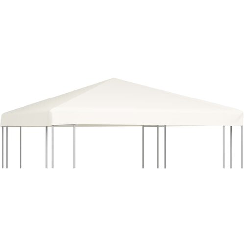 VidaXL Pokrov za sjenicu 310 g/m&amp;sup2; 3 x 3 m krem-bijeli Slike