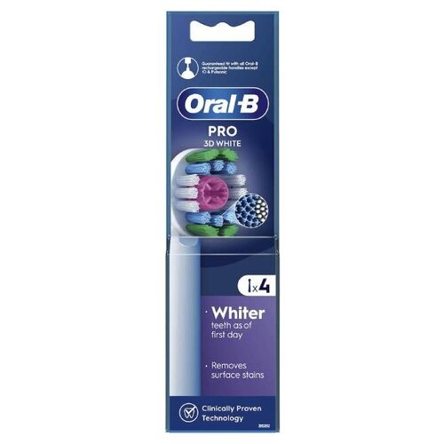 Oral-b Aufsteckb&amp;uuml;rsten 3D White 4er Slike