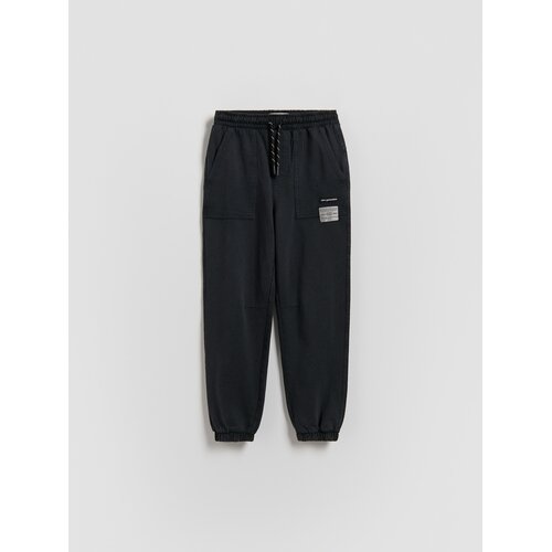 Reserved Jogger hlače isprana izgleda - crno Cene