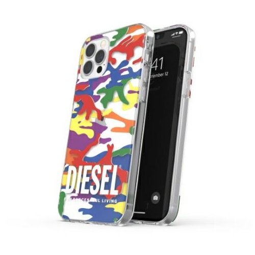 Diesel PROZORNI OVITEK PRIDE CAMO AOP ZA IPHONE 12 PRO MAX VEČBARVNI OVITEK, (21970258) Cene