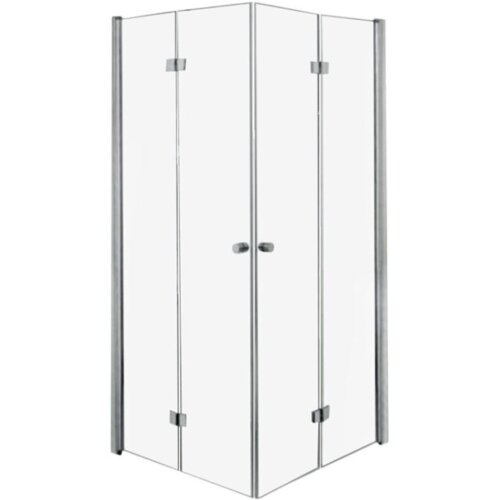 Sanotechnik tu&amp;scaron; kabina D1290FL+D1291FR 87-89 x 195 cm, desna in leva zložljiva vrata Slike