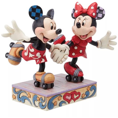 Jim Shore A Sweet Skate (Mickey & Minnie Skating Figurine) Slike