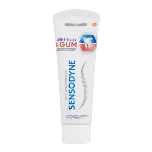 Sensodyne Sensitivity & Gum Whitening zubna pasta za izbjeljivanje, ublažavanje zubobolje i poboljšanje zdravlja desni 75 ml