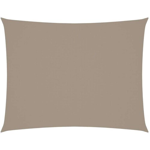vidaXL Senčno jadro oksford blago pravokotno 5x7 m taupe Cene