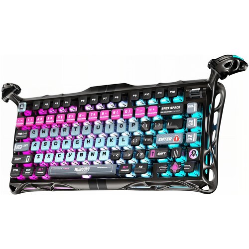 Gravastar Mercury V75 Pro Cyberpunk / Žična Magnetna Tipkovnica / Gateron Magnetic Jade, (5000099345) Cene