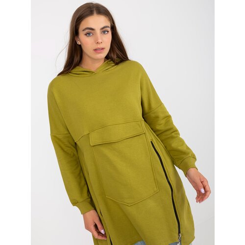 FANCY Sweatshirt-FA-BL-8114.42P-olive Cene