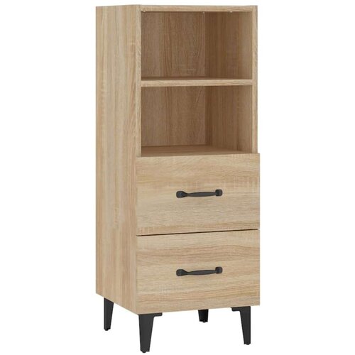  Komoda boja hrasta sonome 34 5x34x90 cm od konstruiranog drva Slike