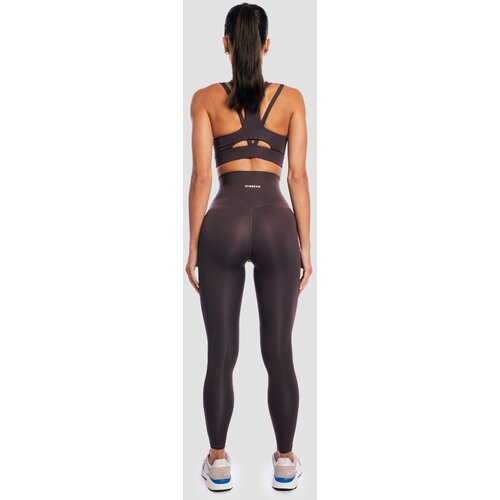 GymBeam aura sports bra tee brown Slike