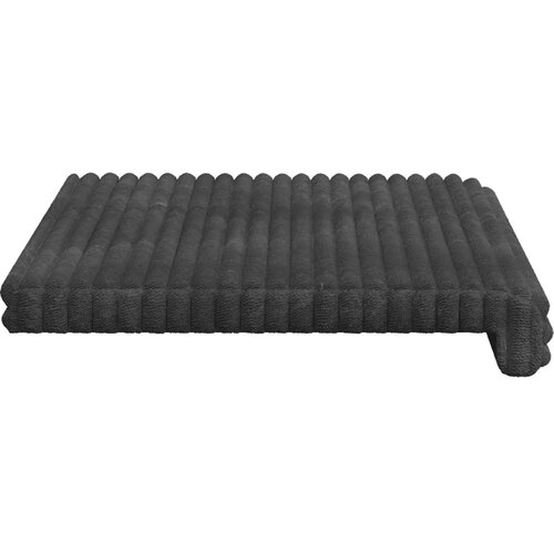  Jastučić za klupu Pli&amp;scaron;ani kord Tamnosiva Dubina 35 cm - Tamnosiva 60 x 38 x 6 5 cm Slike