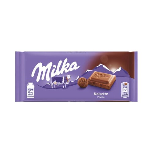 Milka Čokolada Noisette - 100 g Slike