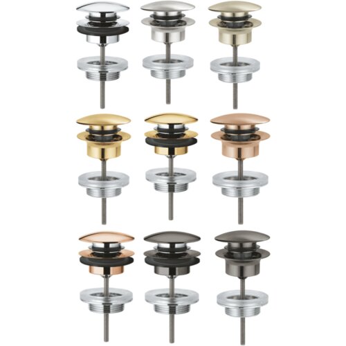 Grohe pop-up sifon za umivalnik - supersteel (65807DC0) Slike