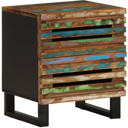 The Living Store Nočna omarica 40x34x46 cm trden predelan les - Nočna Omarica, (21568425) Cene