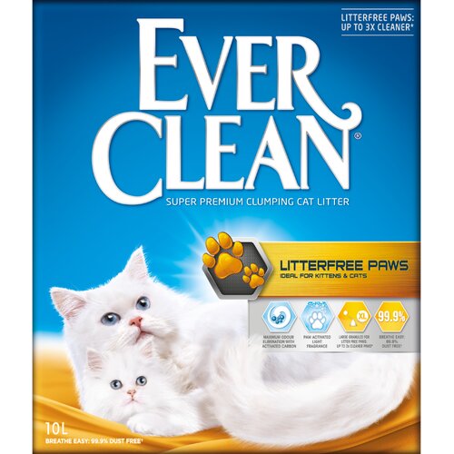 EVER Clean&amp;reg; Litterfree Paws pijesak za mačke - 10 l Slike