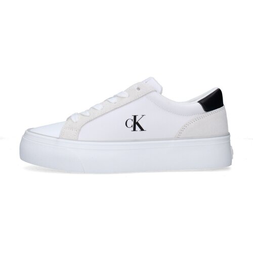 Calvin Klein Jeans Nizke superge YW0YW01896 Bela Slike