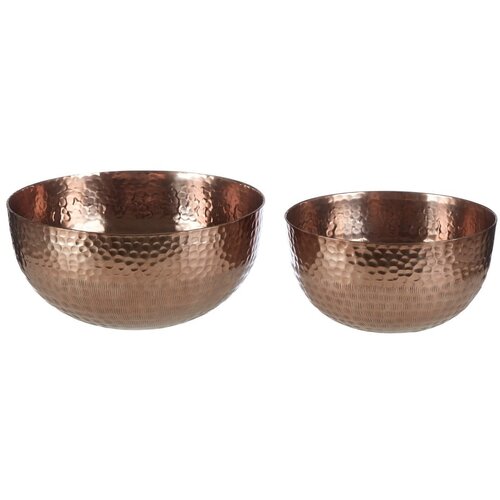 Premier Housewares Kovinske servirne posode v kompletu 2 ks v bakreni barvi ø 26 cm Solis – Cene