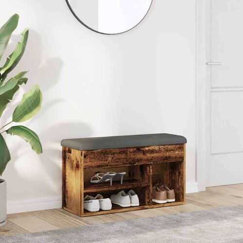 vidaXL Klupa za cipele staro drvo 82x32x45,5 cm izrađeno drvo Cijene