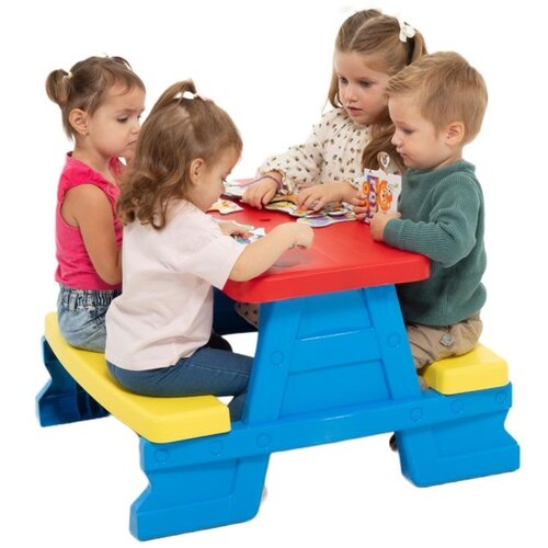 Dohany Toys Dohany Plavi Picnic Sto – Udobnost i Zabava za Najmlađe Slike