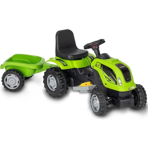 MicroMax Toys MMX Traktor na pedale sa prikolicom na akumulator Zeleni Cene