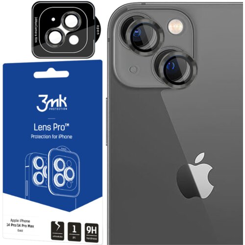 3mk LEČA PROTECTION PRO ZA APPLE IPHONE 14 PLUS ZA&amp;Scaron;ČITNO STEKLO GRAPHITE, (21978002) Slike