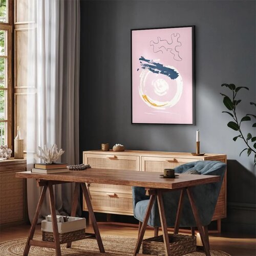  Slika - Pink Accent (1 Part) Vertical 60x90 Slike