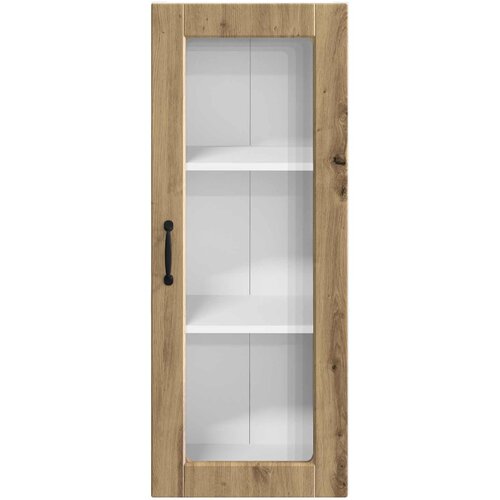  Zidni stakleni ormarić Umjetnički hrast 40 x 31 x 100 cm Slike