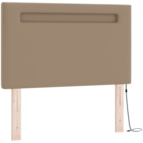  Krevet s opruga kutije s madracem Boja cappuccina 100 x 200 cm Slike