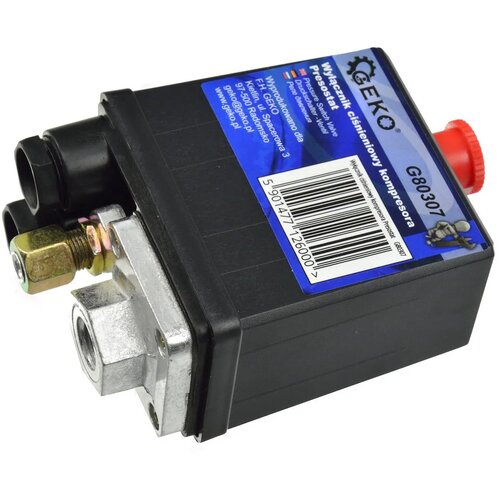 Geko sklopka za kompresor 12 bar 1/4&amp;Prime; 240V G80307 Slike