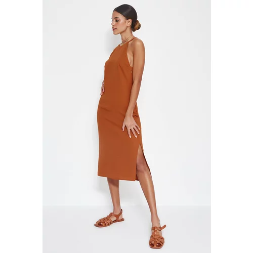 Trendyol Dress - Brown - Bodycon