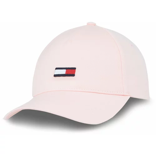 Tommy Jeans Kapa s šiltom Tjw Elongated Flag Cap AW0AW15842 Tickled Pink TIC