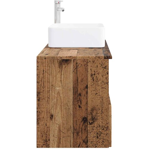  Set namje&amp;scaron;taja za kupaonicu 2 kom. Staro drvo Konstruirano drvo Smeđa 53 x 35 x 80 cm Slike