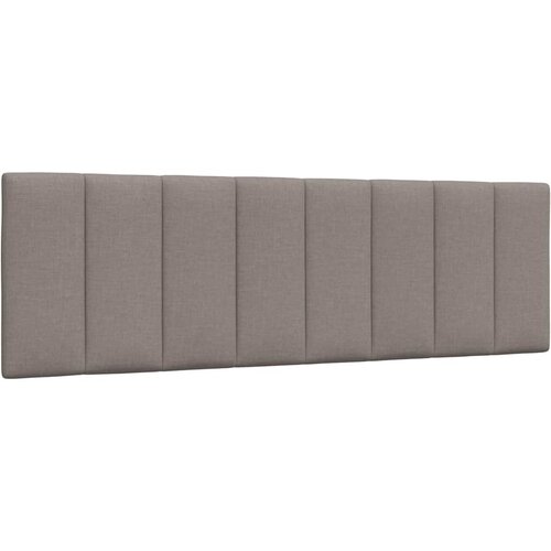  Okvir za krevet bez madraca Hanko smeđesivi 160x200 cm od tkanine Slike