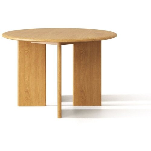 Micadoni Okrugao blagovaonski stol od punog hrasta &amp;oslash; 120 cm Charlotte &amp;ndash; Slike