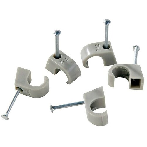 BAUHAUS Objemka z žeblji (7 mm - 12 mm, 25 mm, 250 kos, Siva) Cene